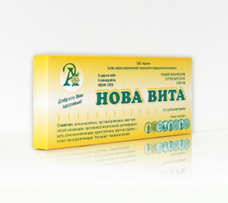 НОВА ВИТА суппозитории (свечи) №10 (Адонис)