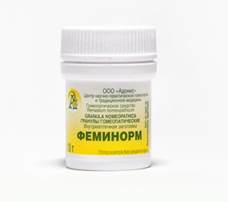 Гранулы гомеопатические «Феминорм»10гр.
